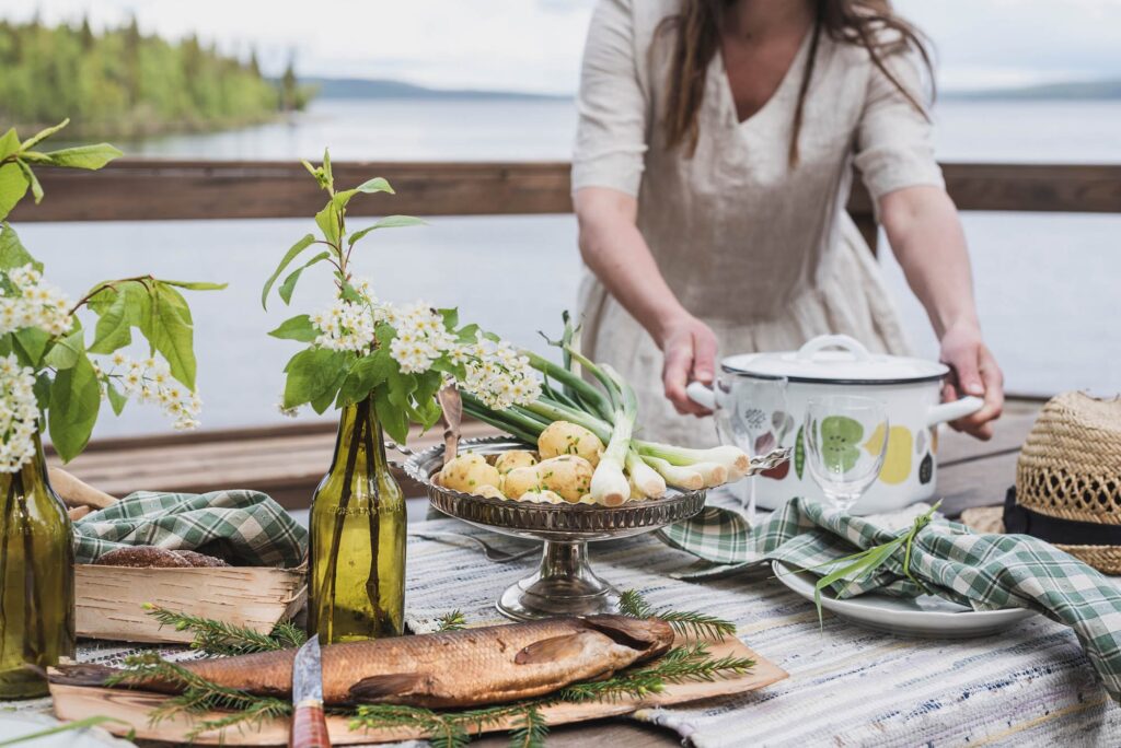 Nature sets the table